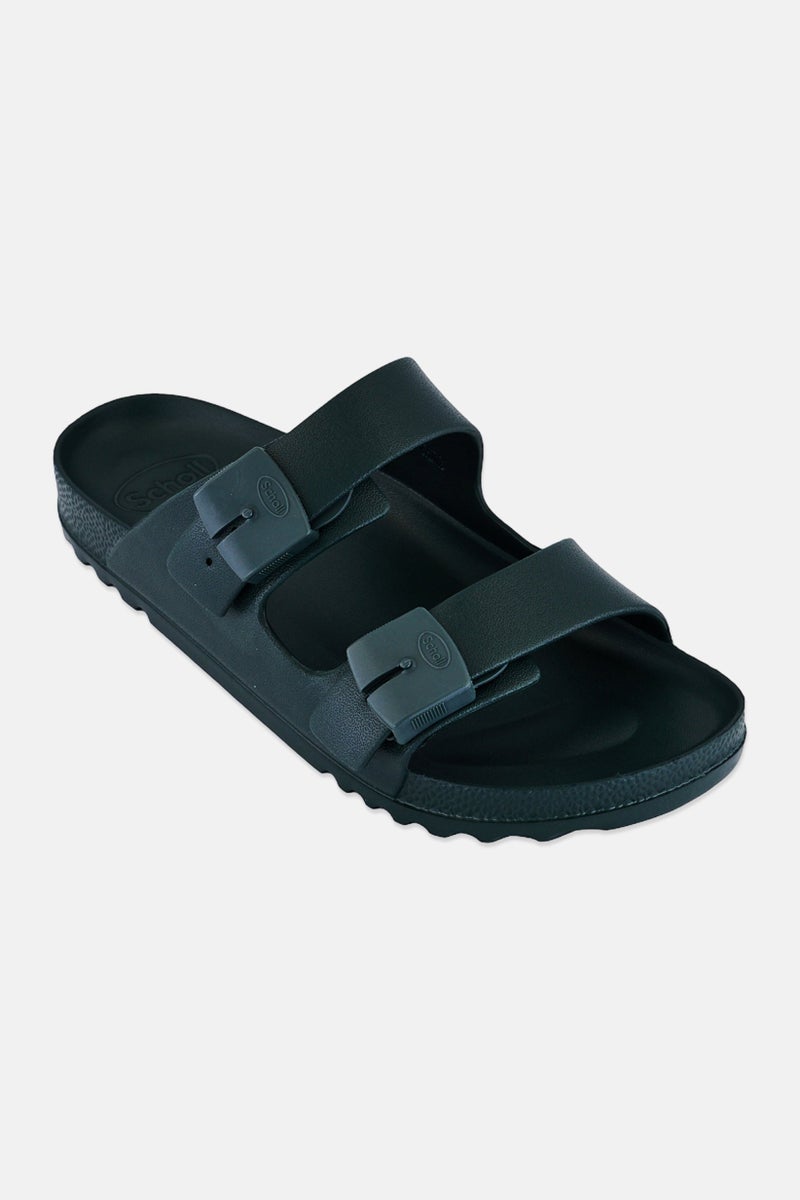 Scholl أحذية شريحة باهيا البيولوجية القابلة للتعديل للرجال، أخضر داكن - Image 1